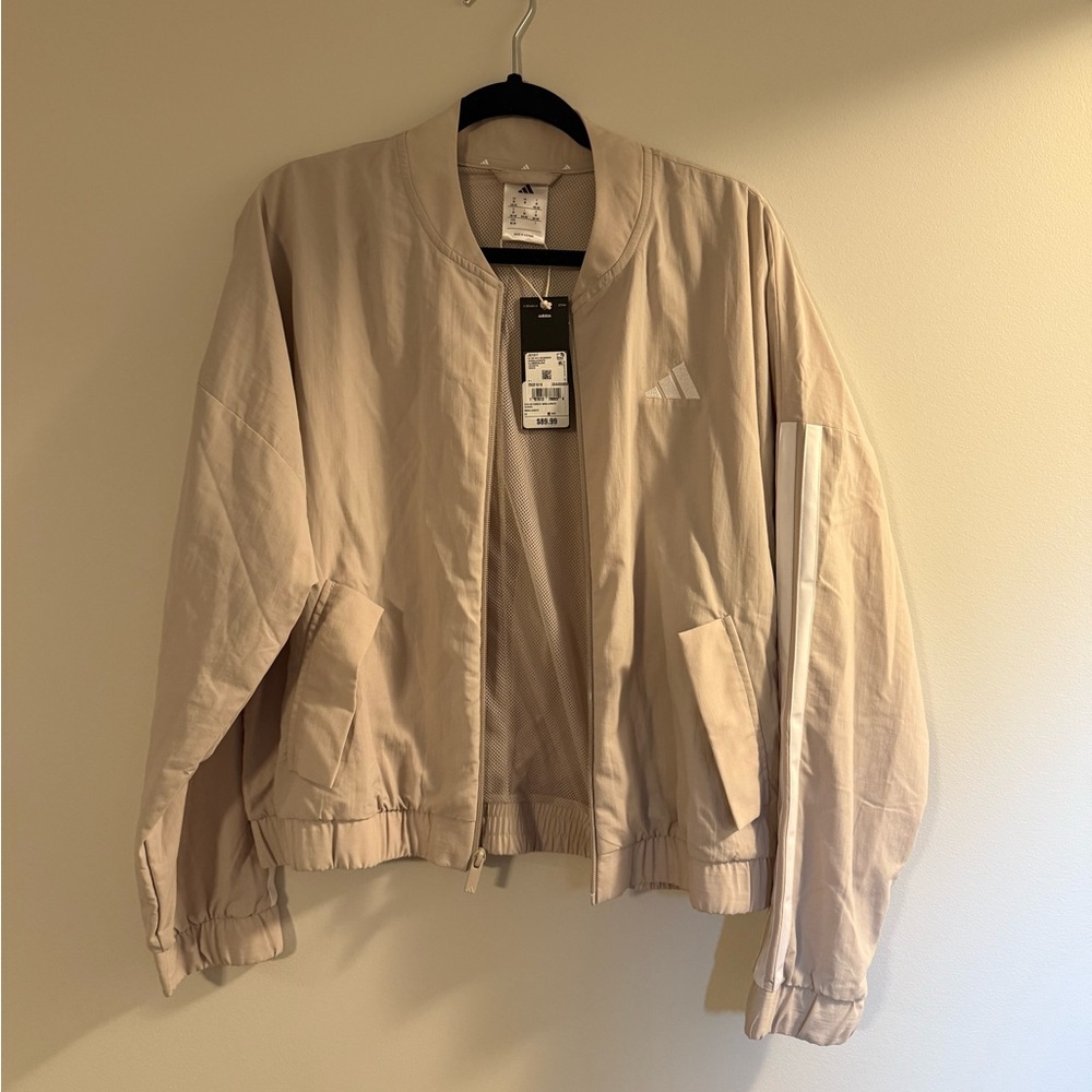 Adidas Athletic Mesh-Lined Jacket